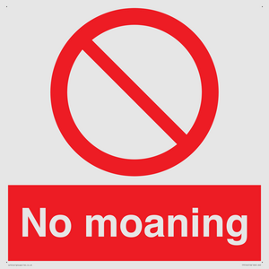 No Moaning